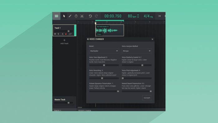 Amped Studio AI Voice Changer