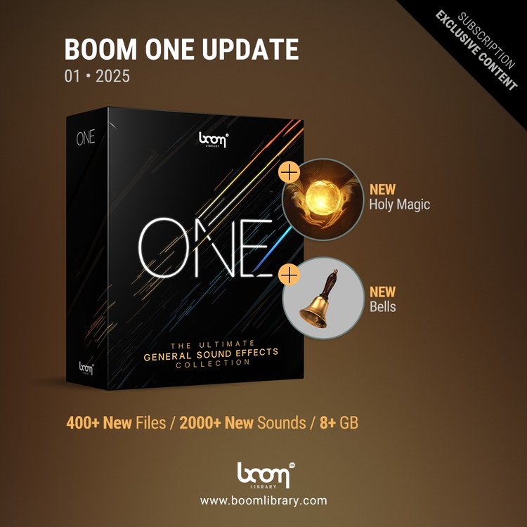 BOOM ONE December Update: 400+ new sounds & 25% Holiday Discount