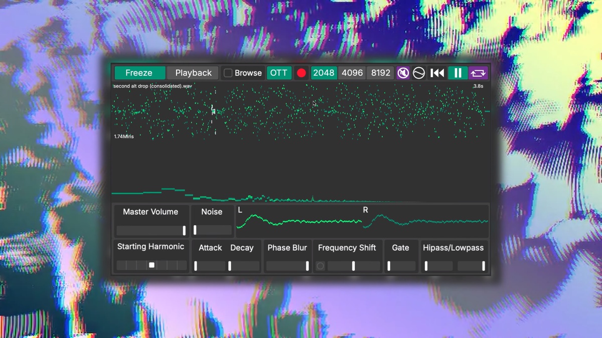 EB-Diøne free spectral resynthesis plugin for Plugdata