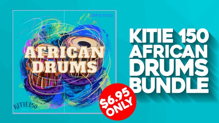 Kitie 150 African Drums Bundle