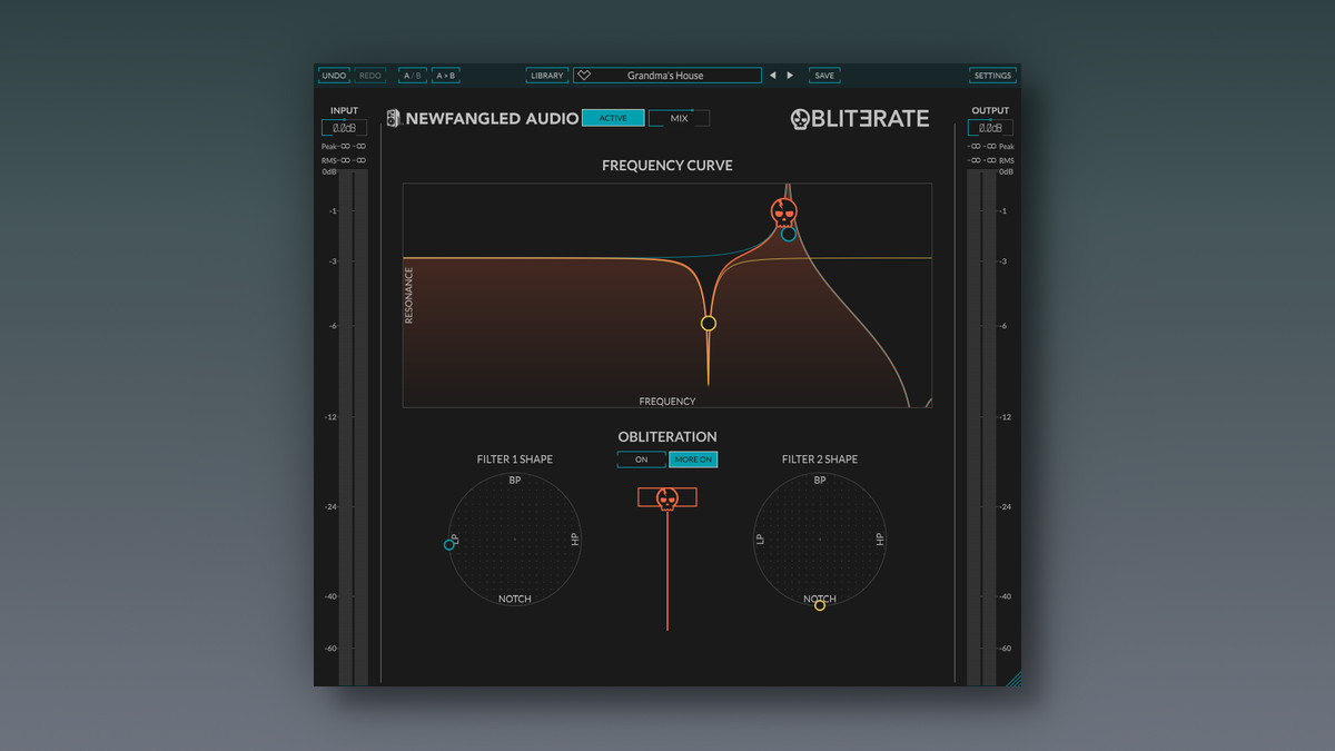 Obliterate: Free distortion effect plugin by Newfangled Audio