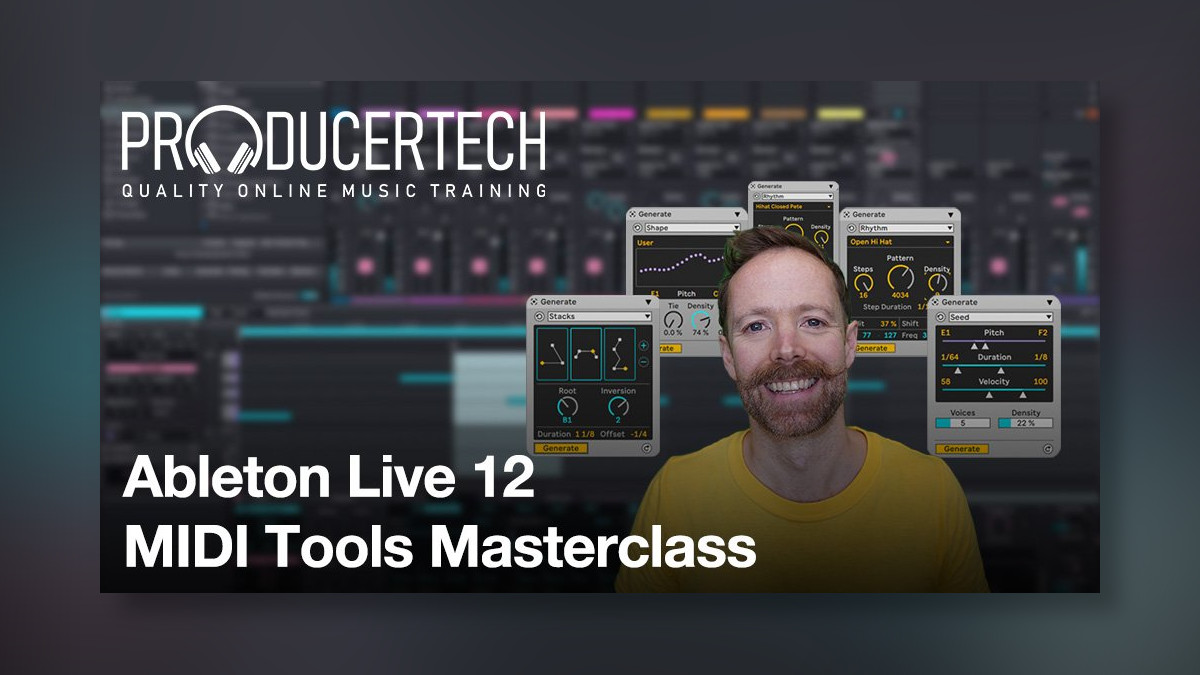 Ableton Live 12 MIDI Tools Masterclass by Producertech