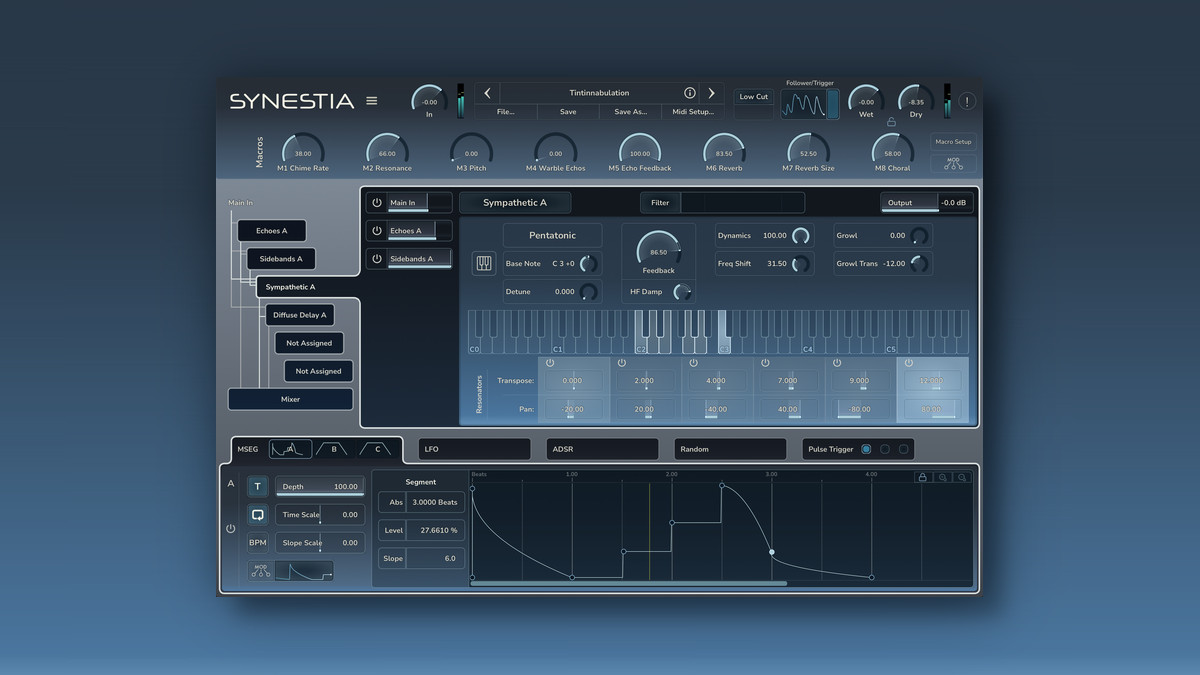 Rhizomatic Software Synthesis releases Synestia multi-effect plugin