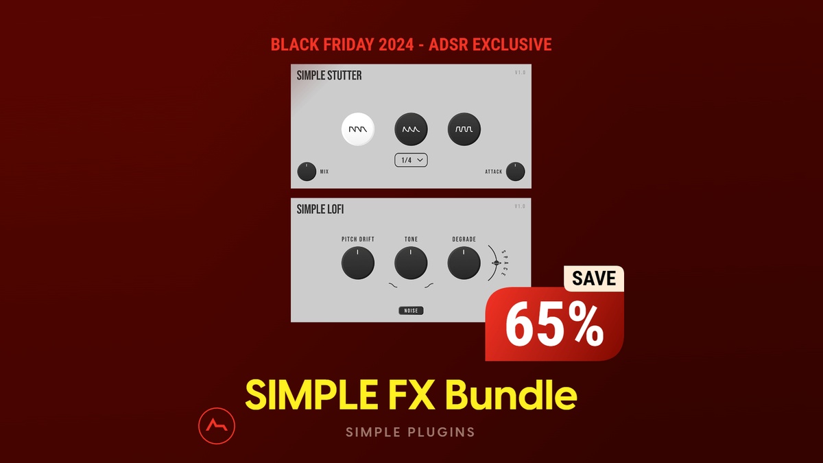 SIMPLE Lofi & Stutter effect plugins bundle on sale for $9 USD