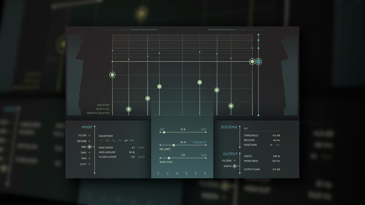 Softube releases Echoes creative delay effect plugin