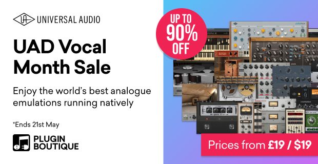 Save up to 90% in Universal Audio’s Vocal Month Sale, plugins from  USD