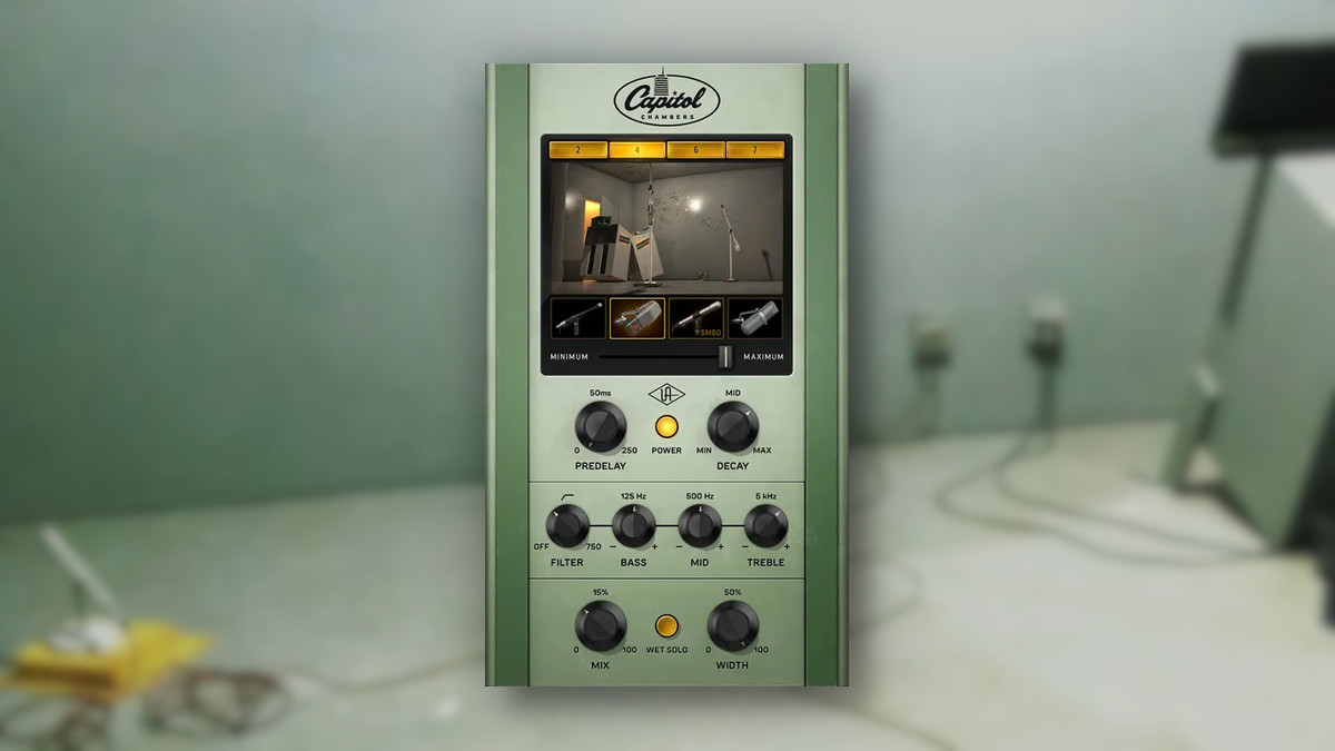 Save 50% on Capitol Chambers reverb effect plugin by Universal Audio