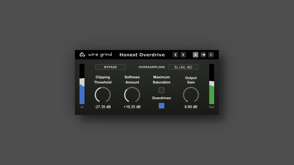 Wire Grind releases Honest Overdrive free distortion plugin