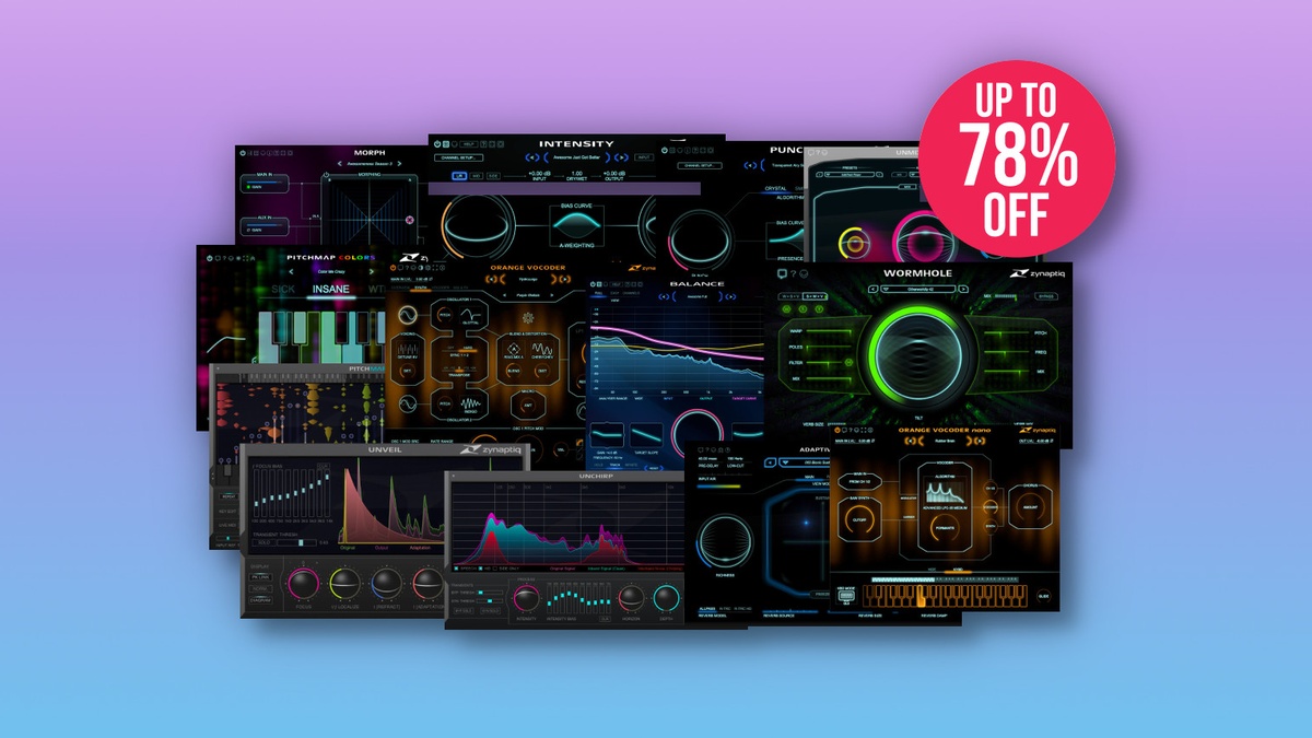 Zynaptiq’s audio plugins & bundles on sale at up to 78% OFF