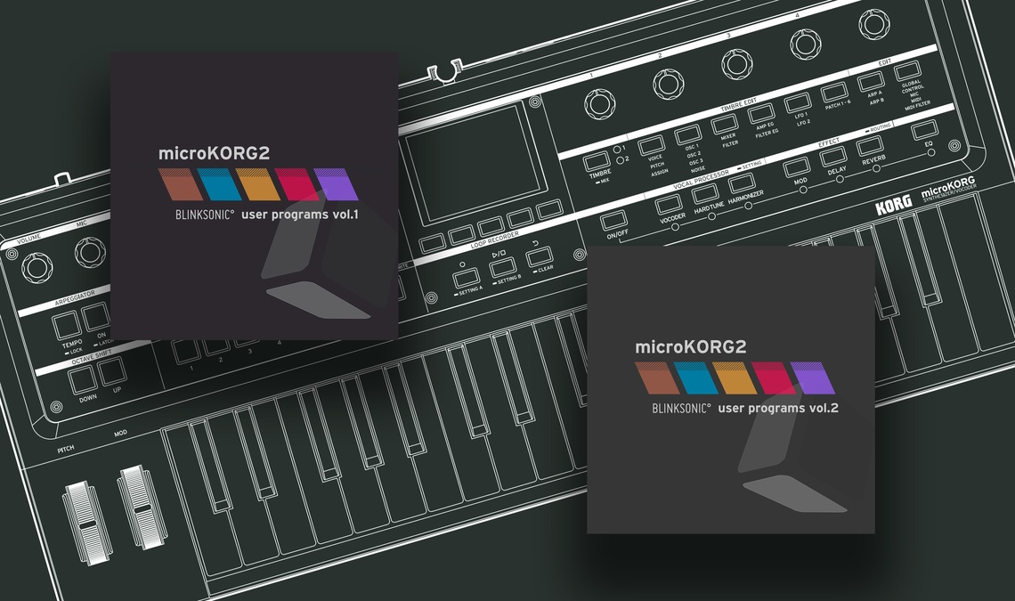 Blinksonic releases sound packs for microKORG2 synthesizer