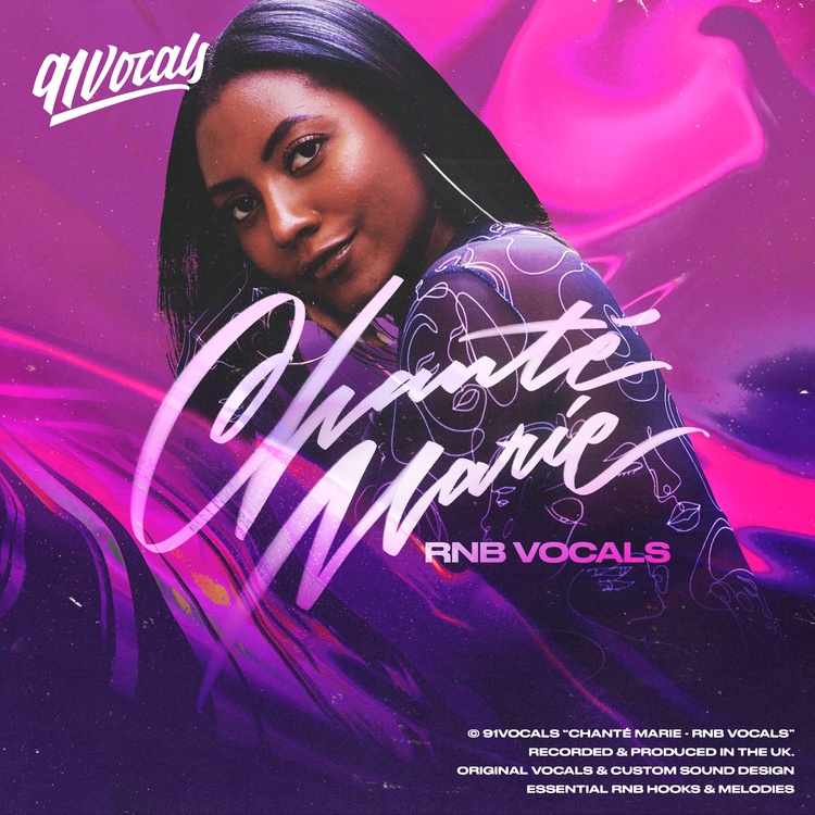 91Vocals releases  Chanté Marie – RnB Vocals sample pack