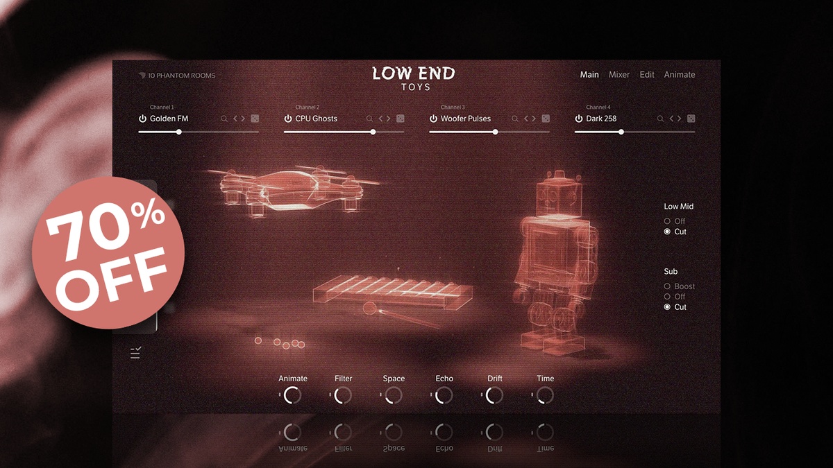 Save 70% on Low End Toys for Kontakt Player by 10 Phantom Rooms