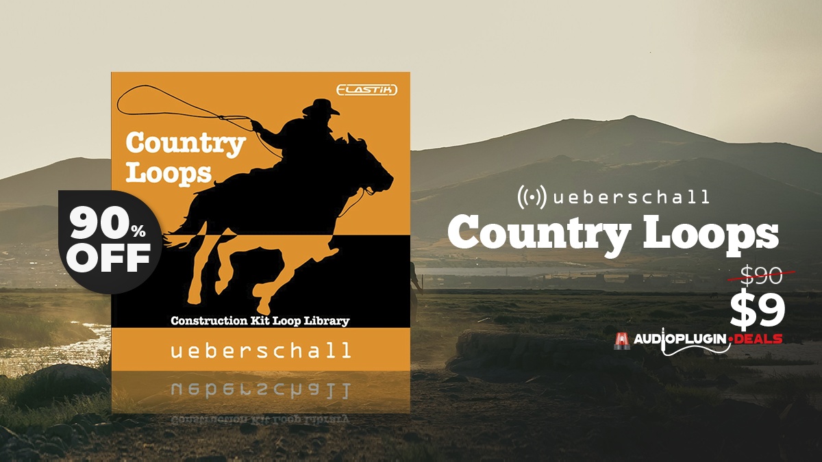 Save 90% on Country Loops sample library by Ueberschall