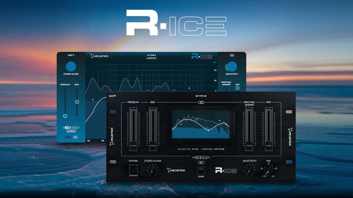 Acustica Audio releases RICE creative digital reverb effect plugin