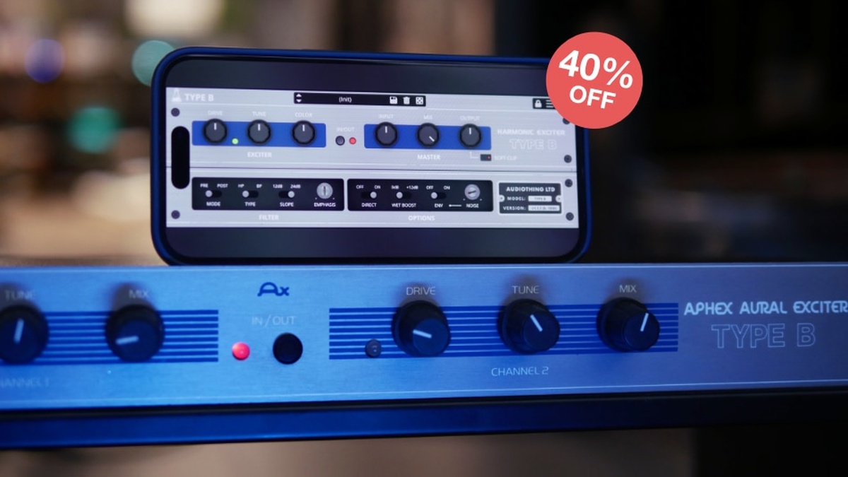 AudioThing updates Type B vintage exciter to v1.2 + 40% OFF