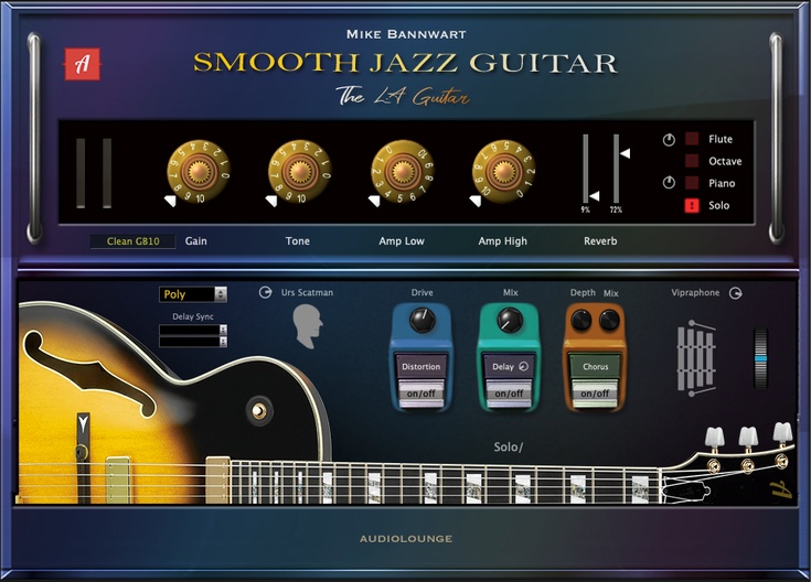 Audiolounge releases Smooth Jazz Guitar virtual instrument