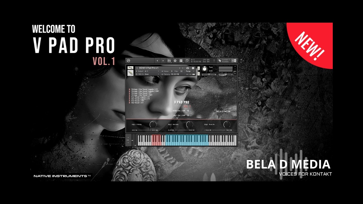 Bela D Media releases V Pad Pro for Kontakt