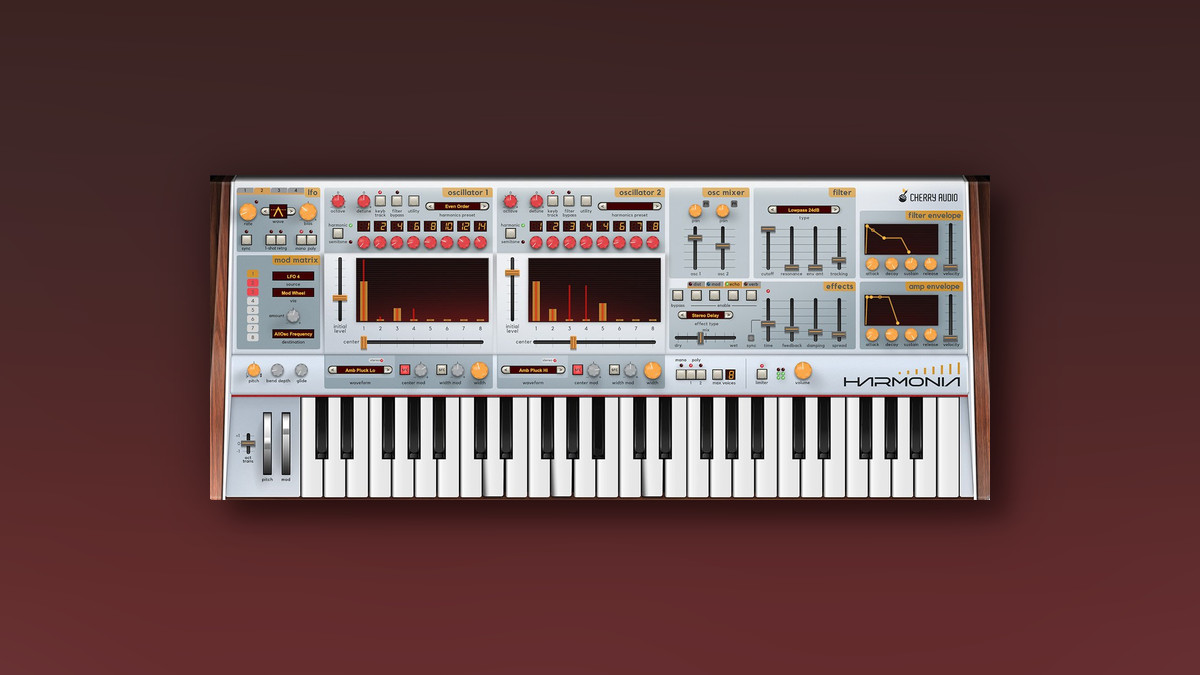 Harmonia synthesizer by Cherry Audio on sale for  USD