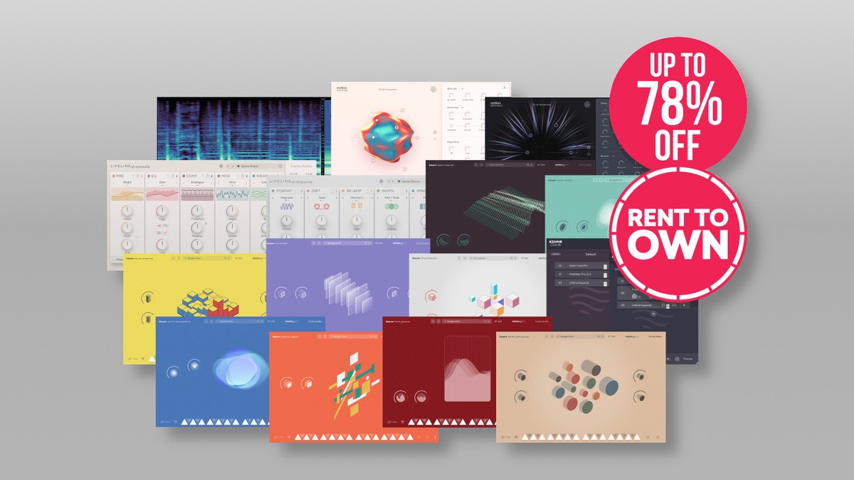 Save up to 78% on Excite Audio’s effect plugins & virtual instruments