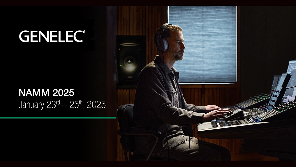 Genelec to demonstrate immersive system and host high-profile presenters at NAMM 2025