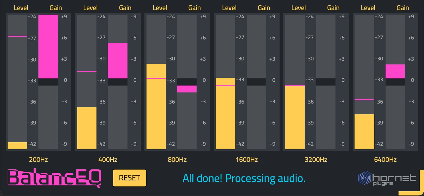 HoRNet Plugins releases BalancEQ automatic equalizer effect