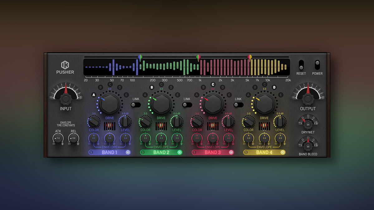 Save 80% on Pusher multi-band saturator plugin by IK Multimedia