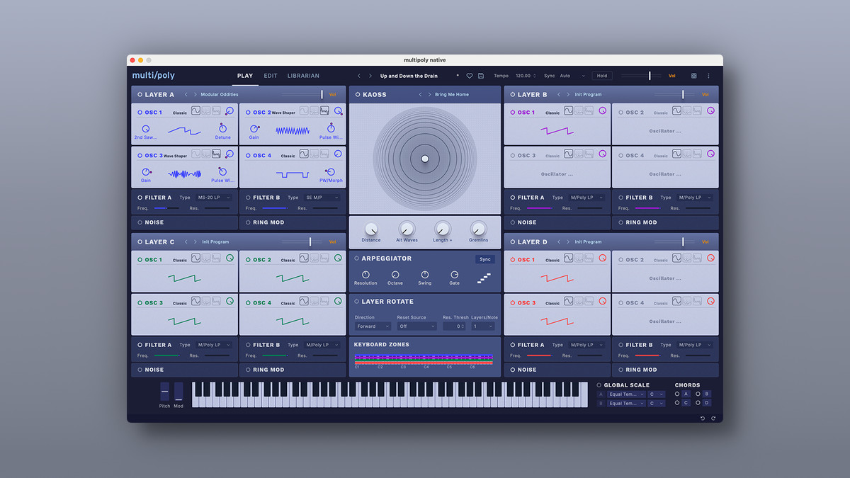 KORG multi/poly native synthesizer now available at intro offer