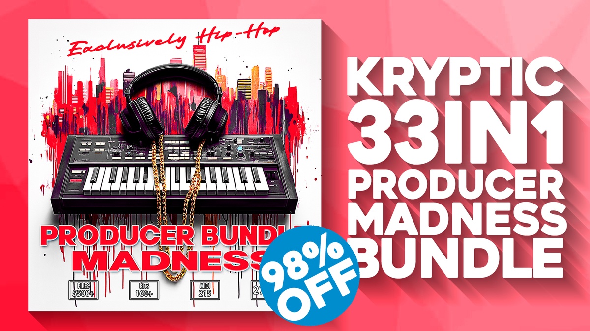 Save 91% on Kryptic Samples 33-in-1 Hip Hop Sample Pack Bundle