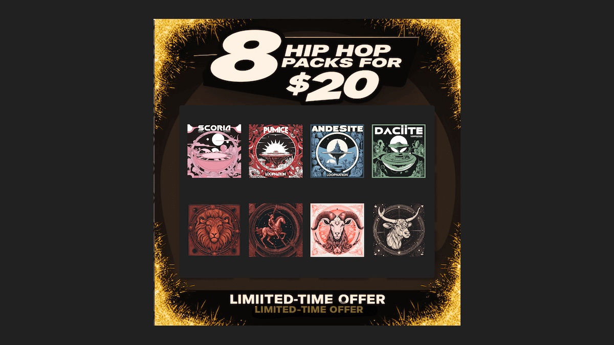 8 Hip Hop Pack Bundle by Loop Nation on sale for  USD