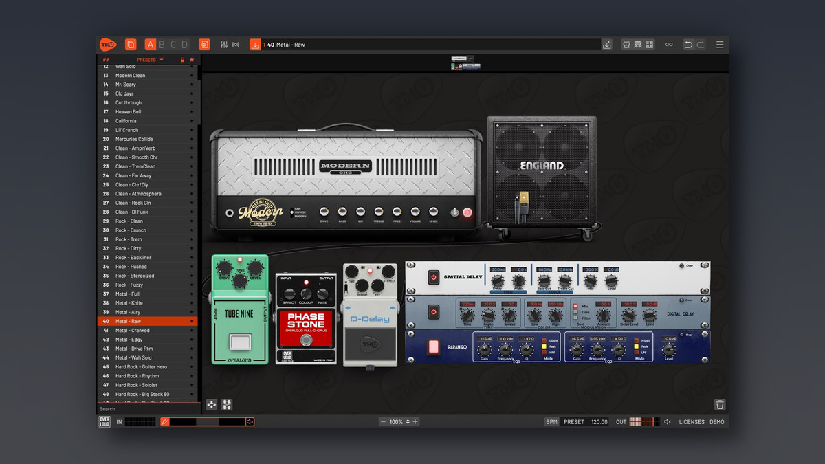 Overloud announces TH-U v2 guitar amp software