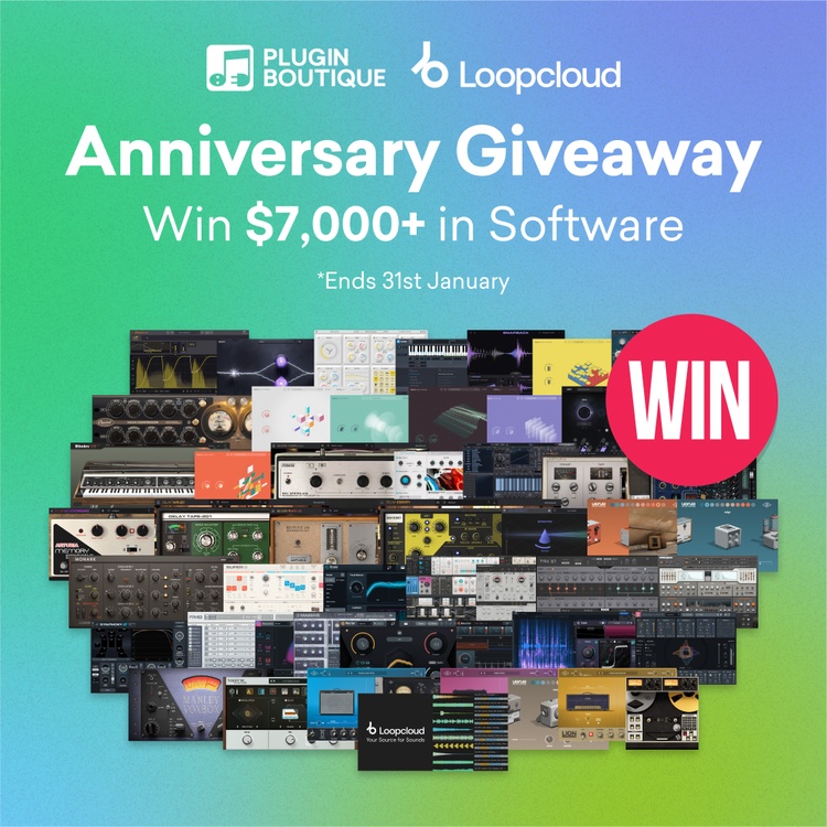 Plugin Boutique Anniversary Giveaway: Win ,000+ in Software