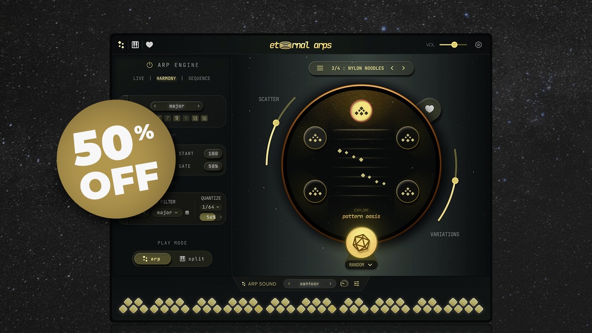 Save 50% on Eternal Arps MIDI plugin by Pitch Innovations