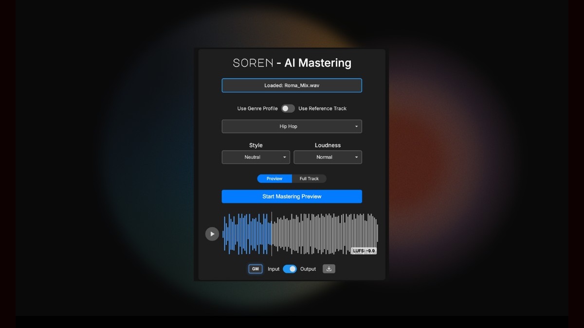 Rast Sound updates Soren AI-powered mastering app to v1.1