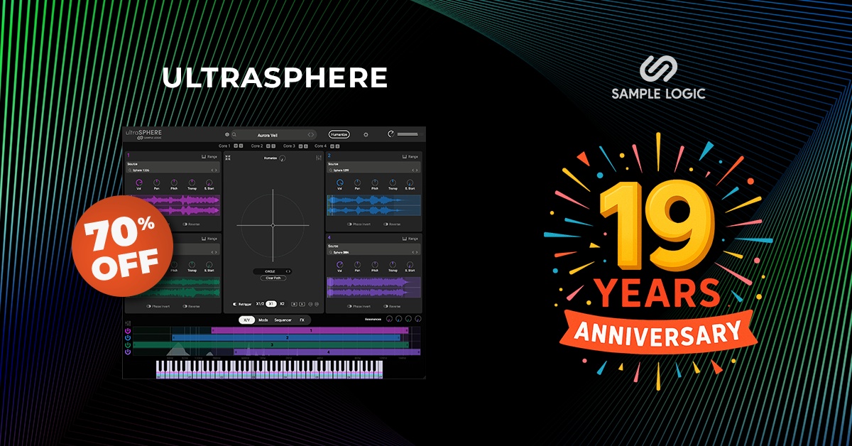 UltraSphere virtual instrument by Sample Logic on sale at 70% OFF