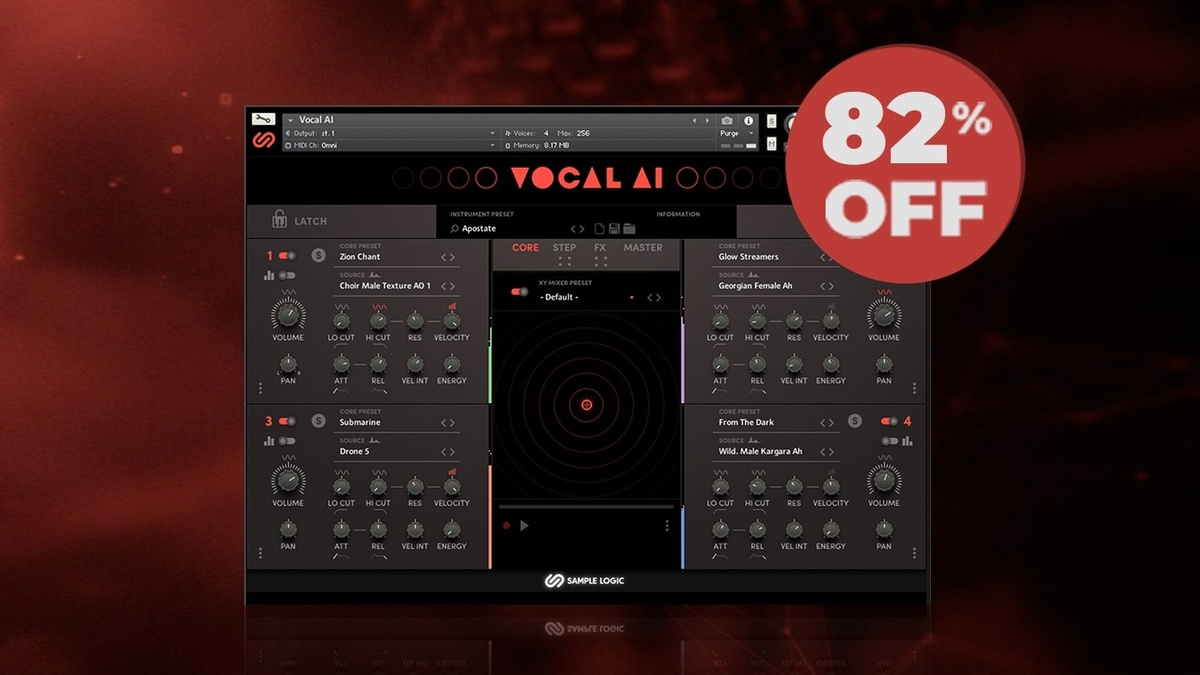 Save 82% on Vocal AI for Kontakt by Sample Logic