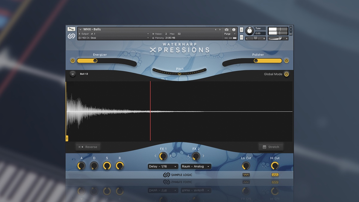 Sample Logic releases Waterharp Xpressions for Kontakt at intro offer