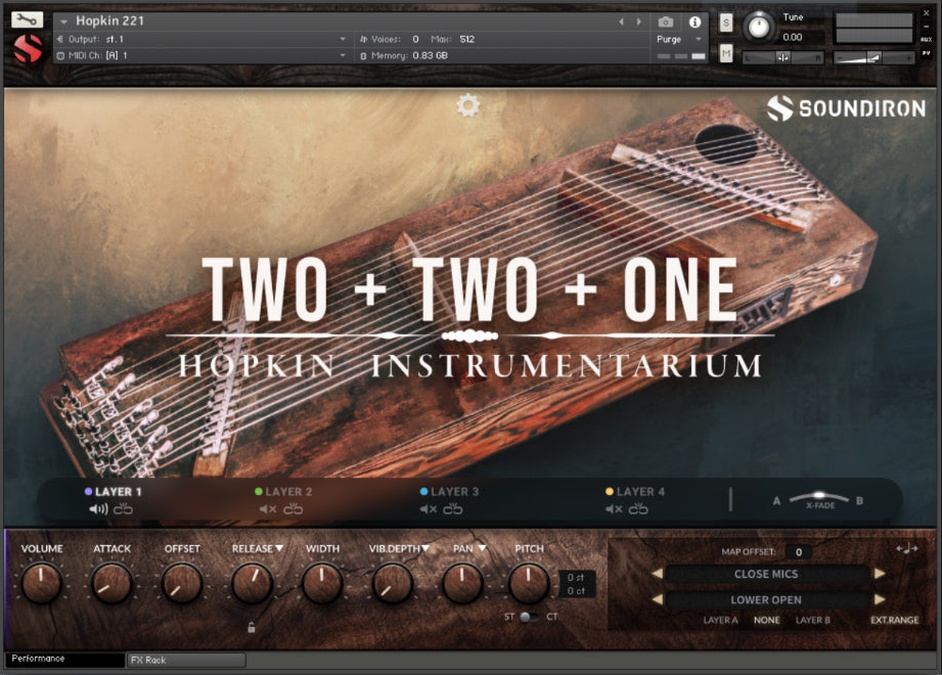 Soundiron releases Hopkin Instrumentarium: 2+2+1 for Kontakt