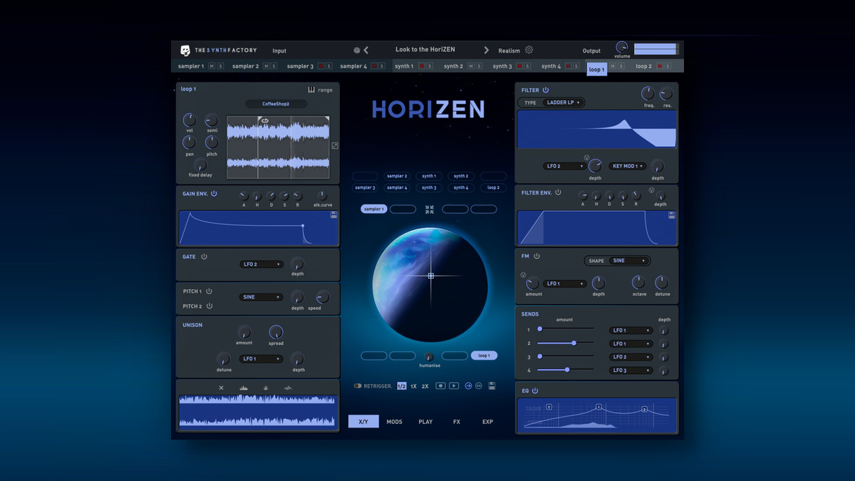 Tracktion updates Horizen virtual instrument to v2.6