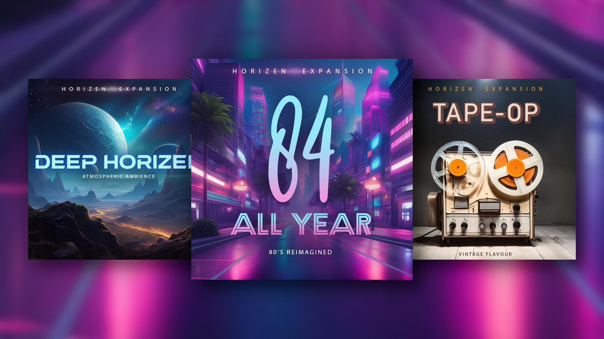 Tracktion releases 84 All Year, Deep Horizen & Tape-OP Expansion Packs