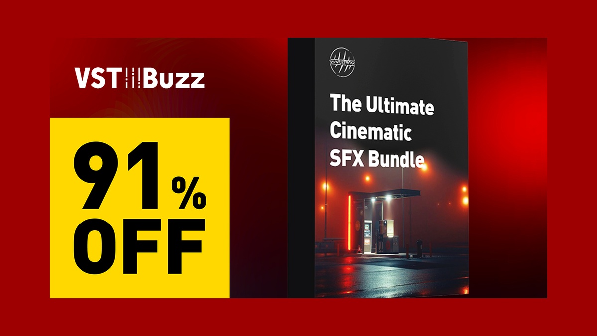 Save 91% on Ultimate Cinematic SFX Bundle by Sampletraxx