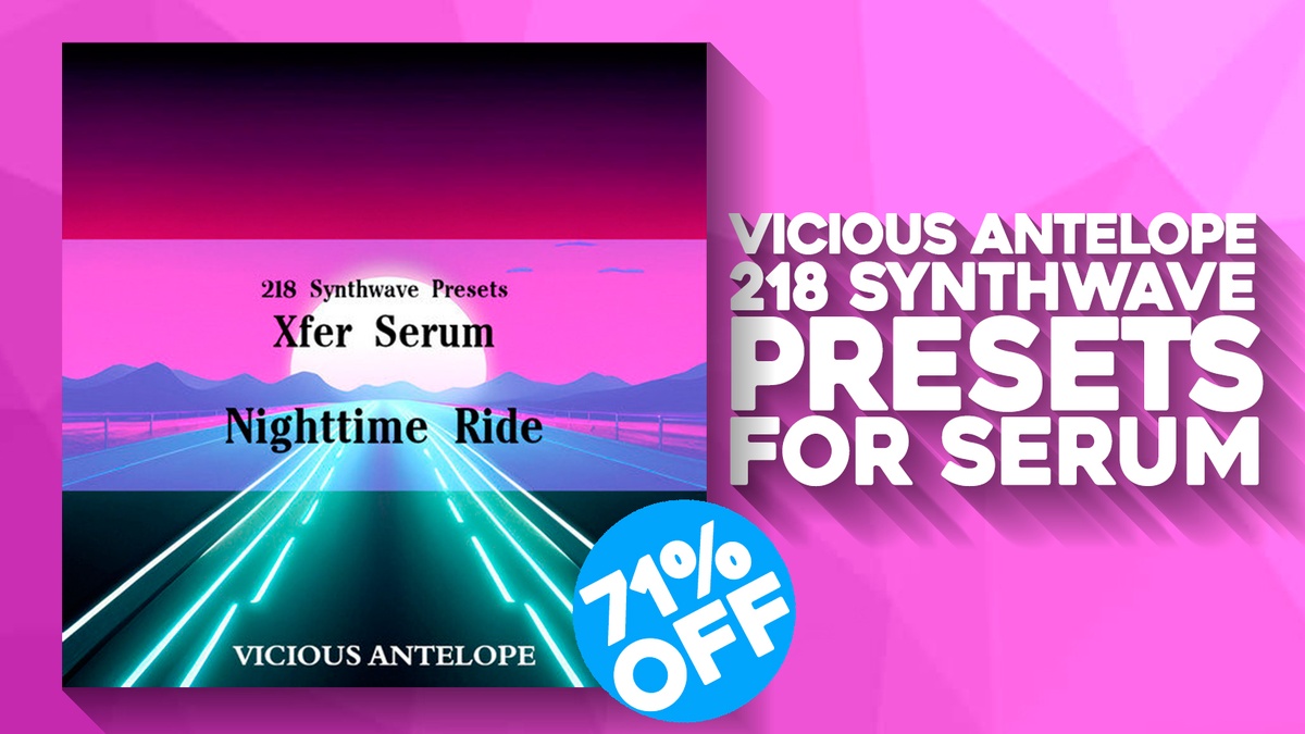 Nighttime Ride sound pack for Serum on sale for .95 USD