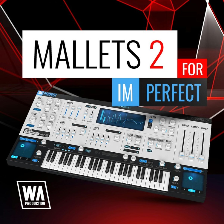 W.A. Production releases Mallets 2 soundset for ImPerfect synthesizer