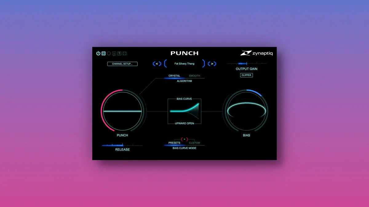 Punch intelligent dynamics processor by Zynaptiq on sale for $99 USD