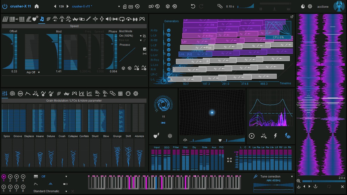 accSone releases crusher-X 11 granular synthesis plugin