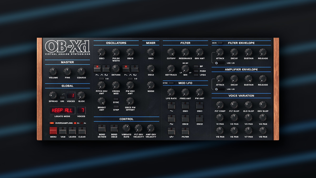 discoDSP updates OB-Xd software synthesizer to v3.6