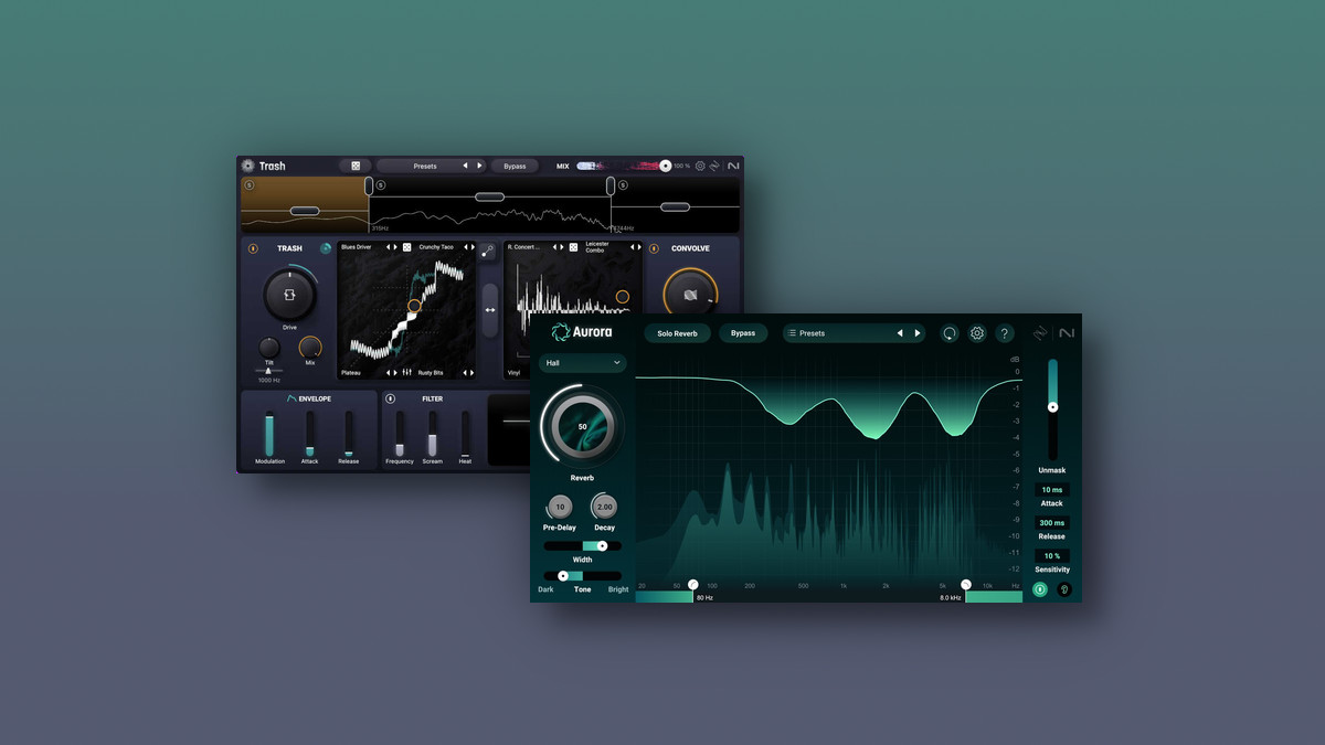 Bundle of Izotope’s Trash & Aurora plugins on sale for  USD