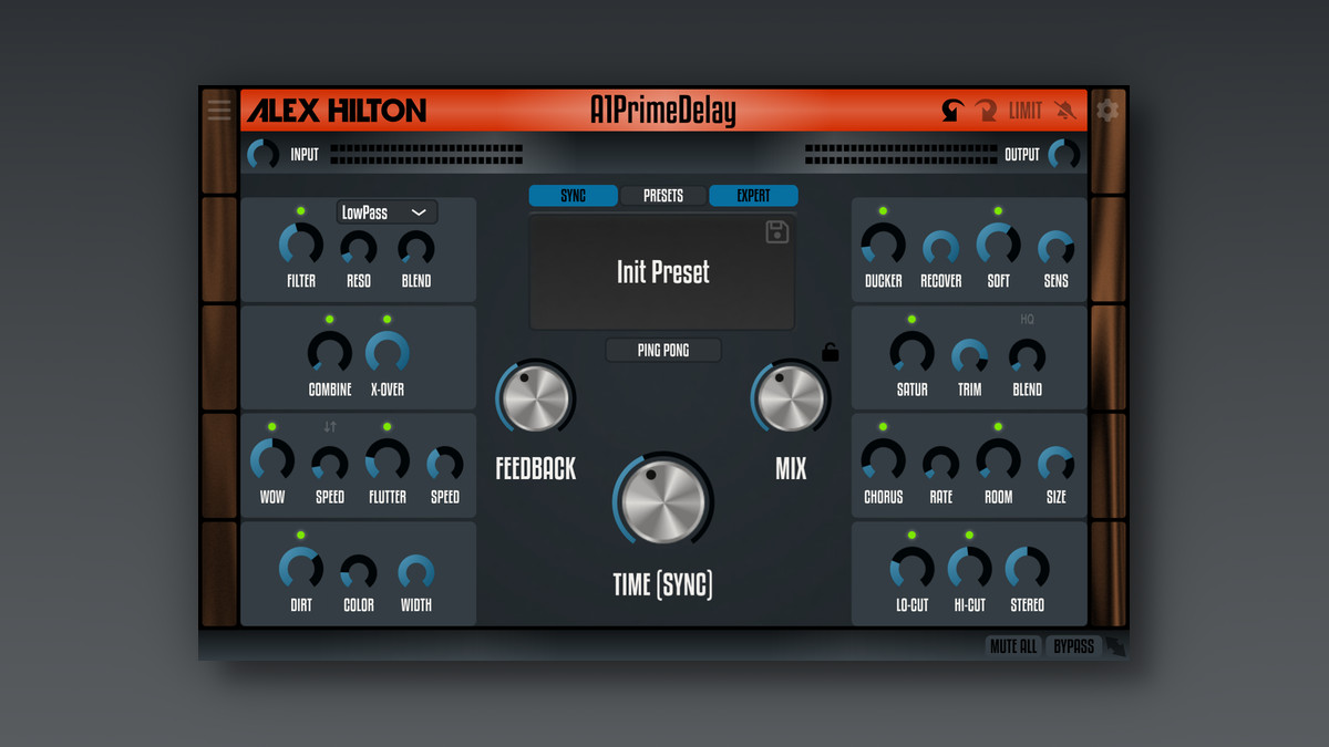 Alex Hilton updates A1PrimeDelay tape delay (FREE for limited time)