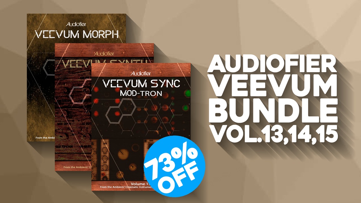 Save 73% on Veevum Morph, Synth & Sync Mod-Tron Bundle for Kontakt