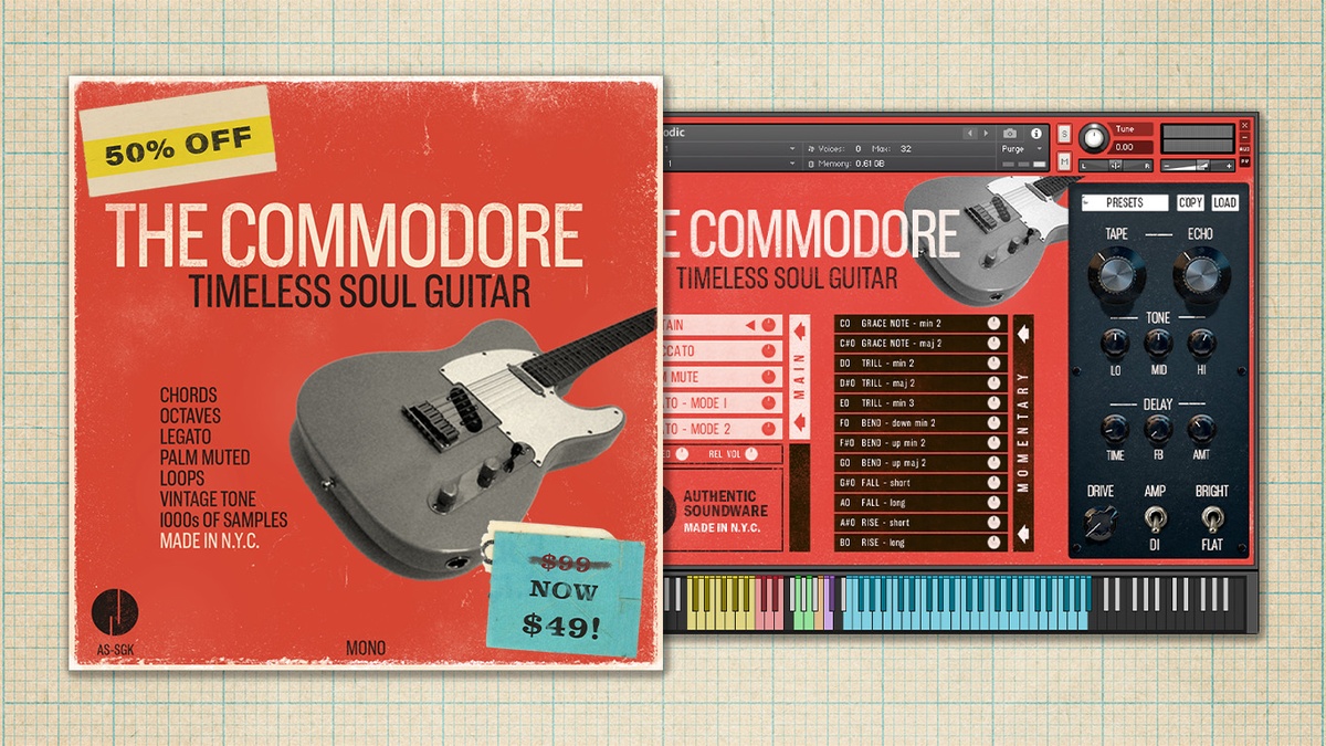 Authentic Soundware launches sale on The Commodore for Kontakt