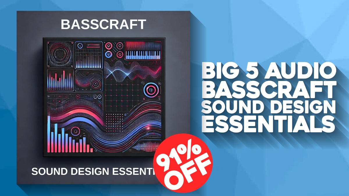 Save 91% on Basscraft: Sound Design Essentials by Big 5 Audio